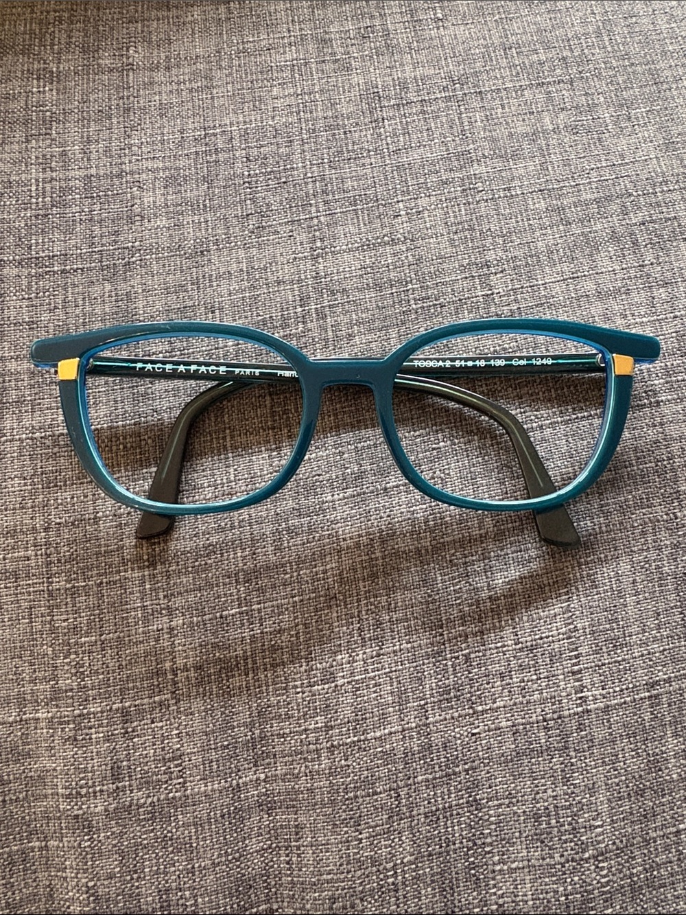 Face A Face Paris Teal Blue Women's Optical Glasses TOSCA 2